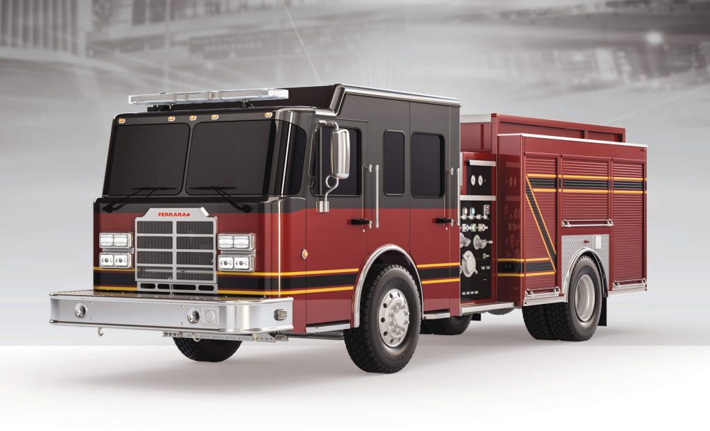 Image of Ferrara Invader Custom Pumper Fire Truck