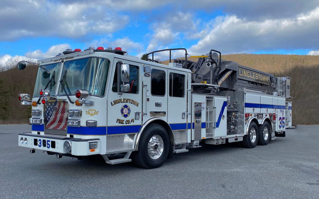 LINGLESTOWN FIRE COMPANY TAKES DELIVERY OF NEW KME® MIDMOUNT PLATFORM