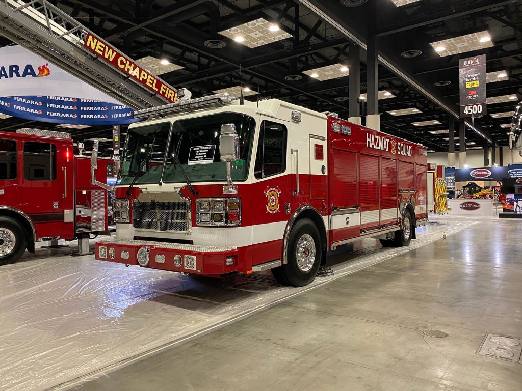 Ferrara Fire Truck at 2021 FDIC Conference