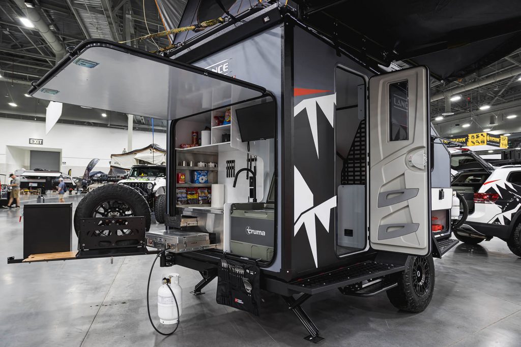 Image of the Lance Camper Adventure Pass at the 2021 SEMA Show