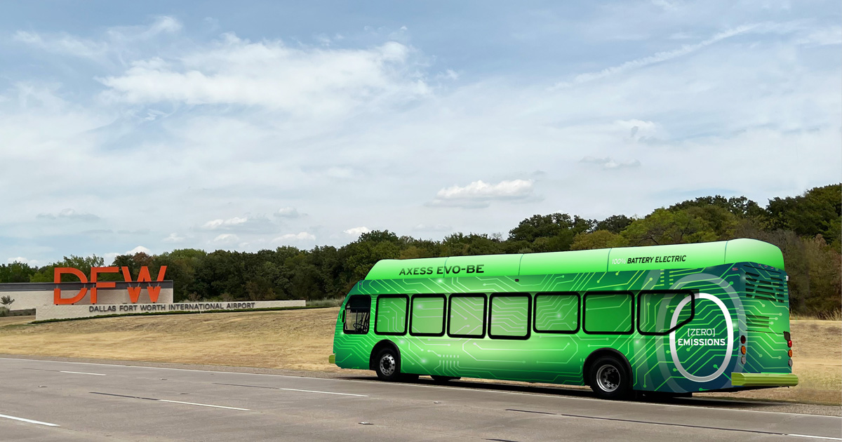 Green ENC Axess EV0-BE Zero Emission Bus image