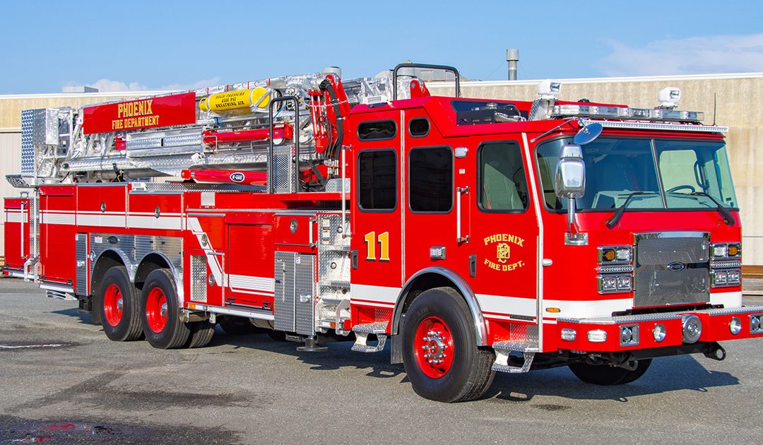 PHOENIX FIRE DEPARTMENT’S NEW E-ONE® HP 95 PLATFORMS  ARE PART OF EIGHT-UNIT ORDER