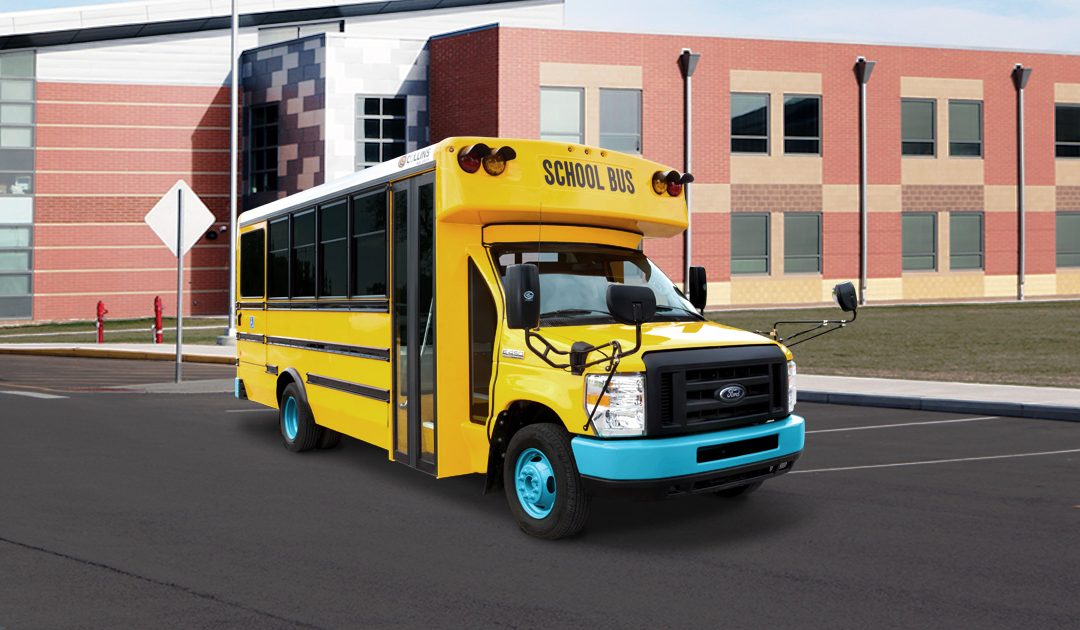COLLINS INTRODUCES NEW CHASSIS OPTION FOR ITS  TYPE A ELECTRIC SCHOOL BUS