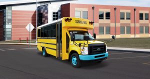 Collins EV Yellow Bus