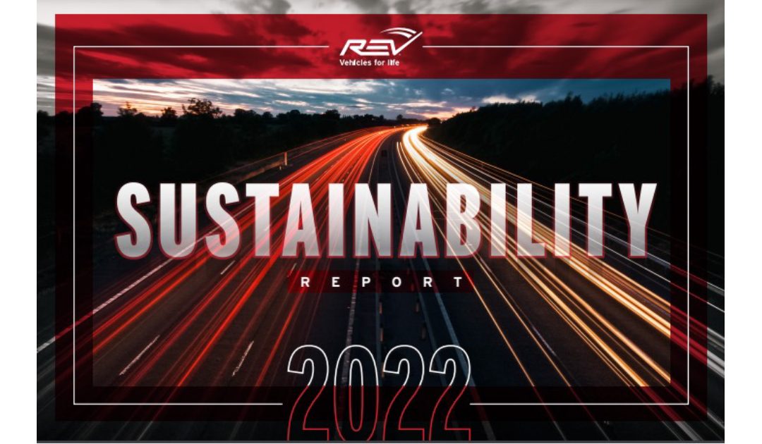 REV GROUP PUBLISHES 2022 CORPORATE SUSTAINABILITY REPORT