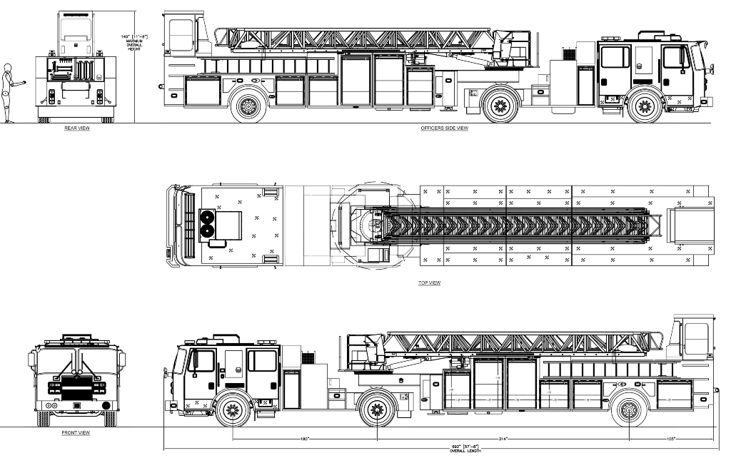 PHOENIXVILLE FIRE DEPARTMENT ORDERS  KME 100’ TRACTOR DRAWN AERIALCAT