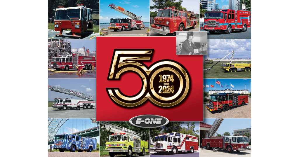 E-ONE Celebrates 50 Years  of Fire Industry Leadership and Innovation