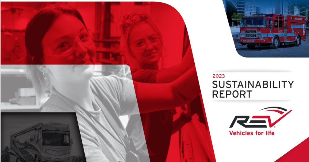 REV Group Releases Its 2023 Sustainability Report