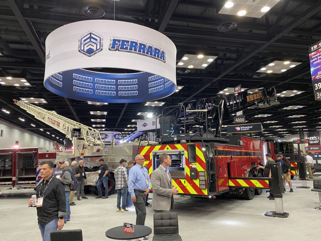 Fire Apparatus trade show booth